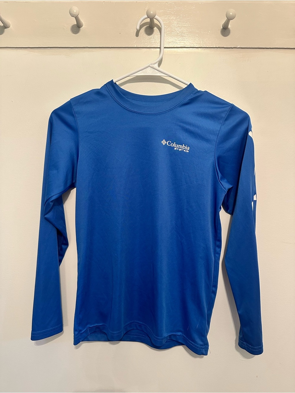 Columbia Boy’s Long Sleeve Performance Tee/swim shirt - Royal Blue size 10